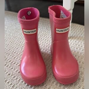 Hunter Vibrant Pink Waterproof Boots